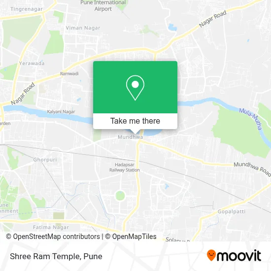 Shree Ram Temple map