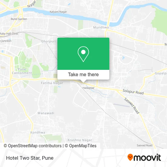 Hotel Two Star map