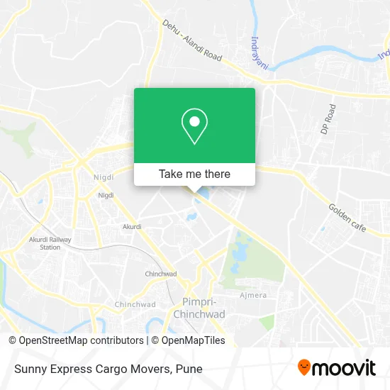 Sunny Express Cargo Movers map