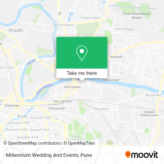Millennium Wedding And Events map
