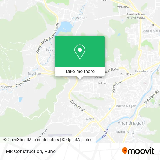 Mk Construction map