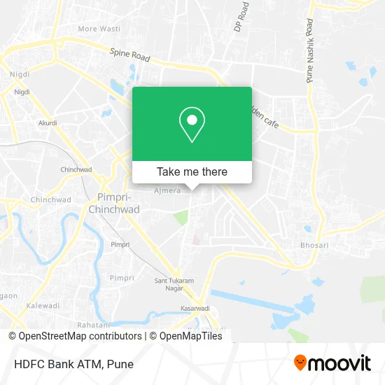 HDFC Bank Atm map