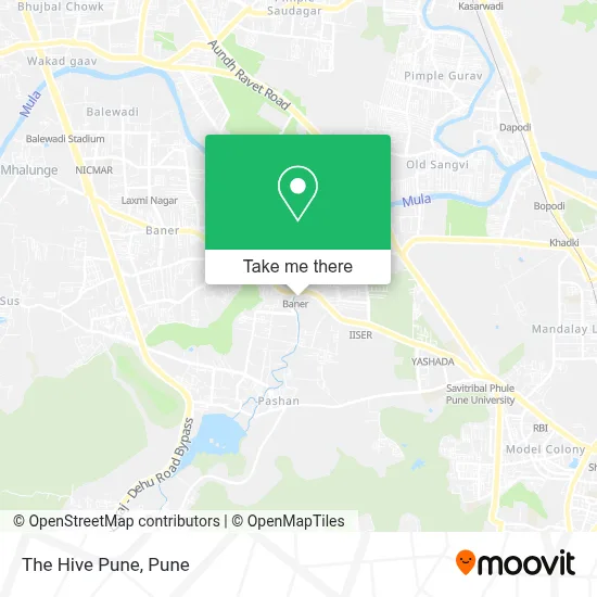 The Hive Pune map