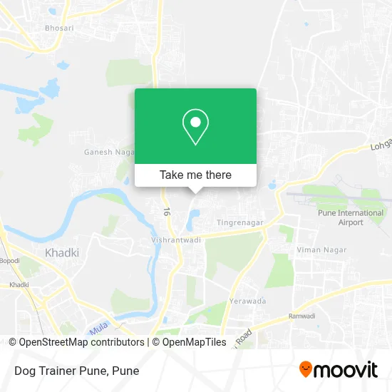Dog Trainer Pune map
