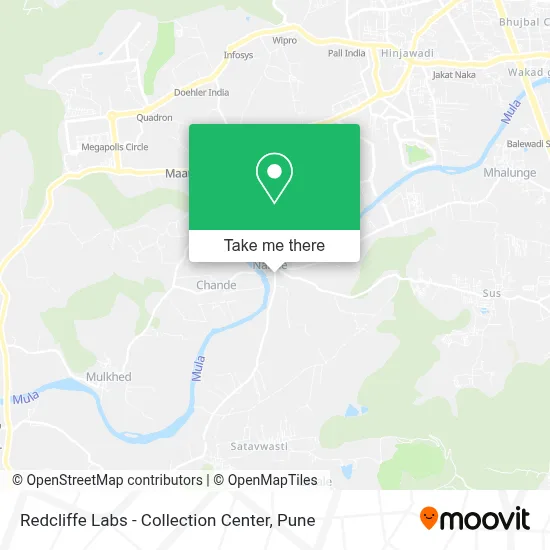 Redcliffe Labs - Collection Center map