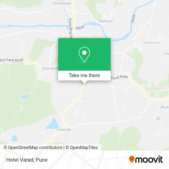 Hotel Varad map