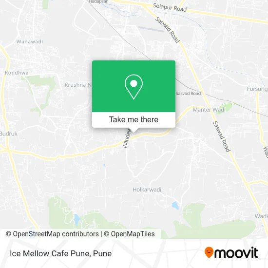 Ice Mellow Cafe Pune map