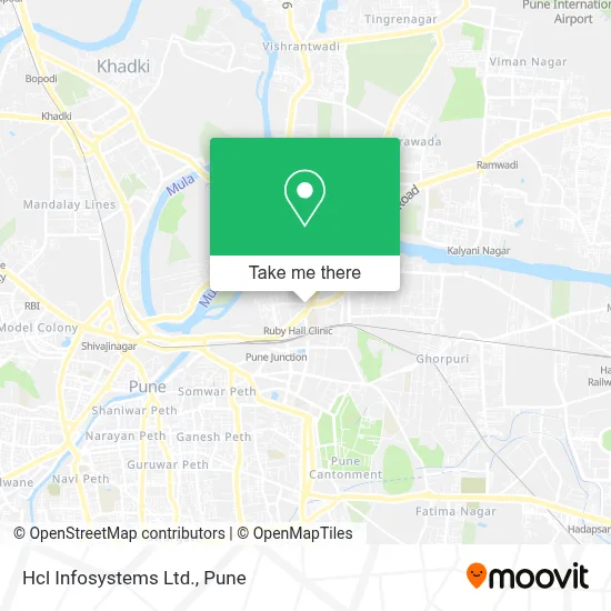 Hcl Infosystems Ltd. map