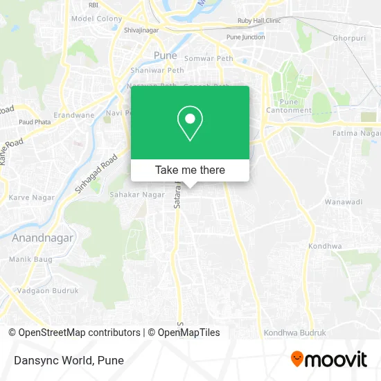Dansync World map