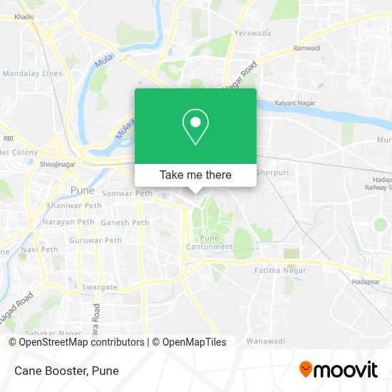 Cane Booster map