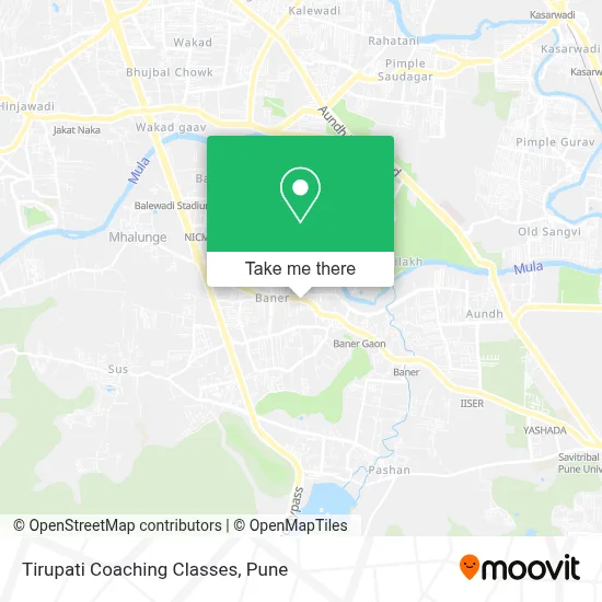 Tirupati Coaching Classes map