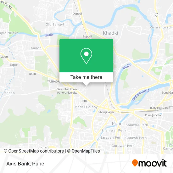 Axis Bank map
