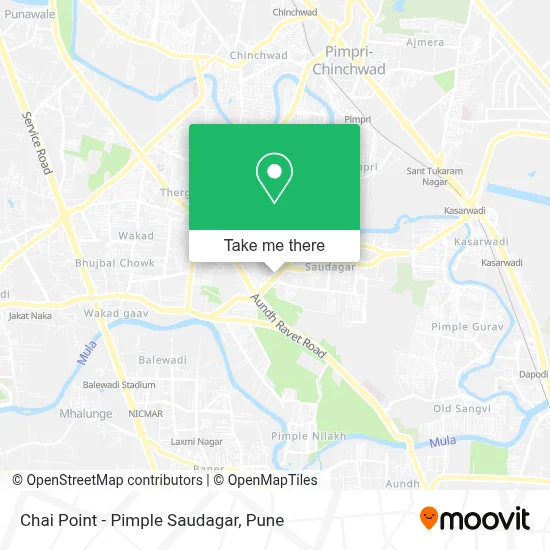 Chai Point - Pimple Saudagar map