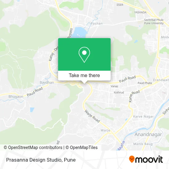 Prasanna Design Studio map