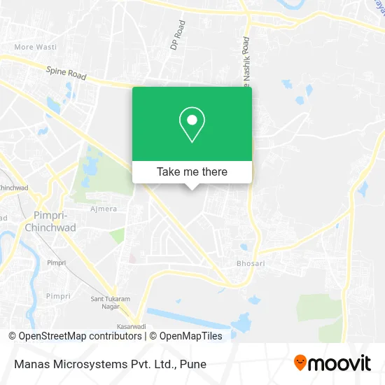 Manas Microsystems Pvt. Ltd. map