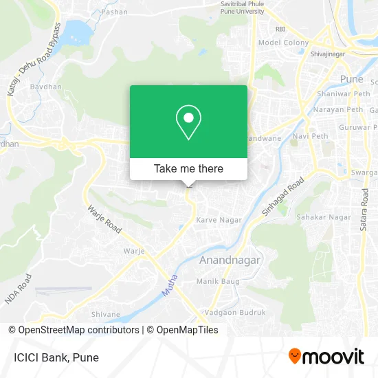 ICICI Bank map