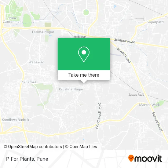 P For Plants map