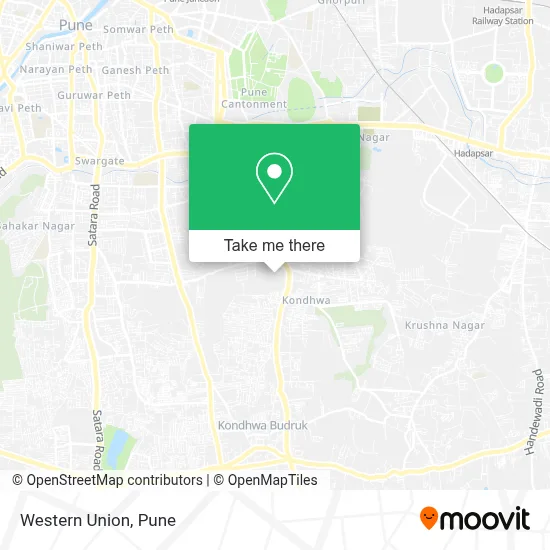 Western Union map
