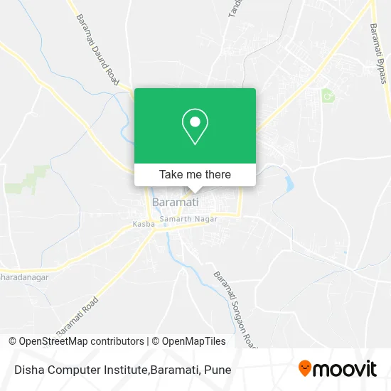 Disha Computer Institute,Baramati map