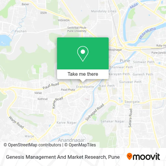 Genesis Management And Market Research map