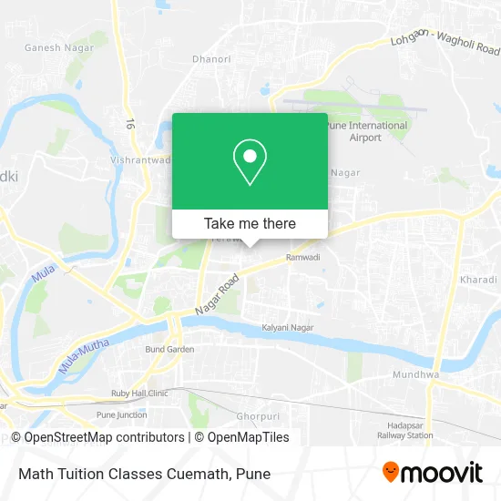 Math Tuition Classes Cuemath map