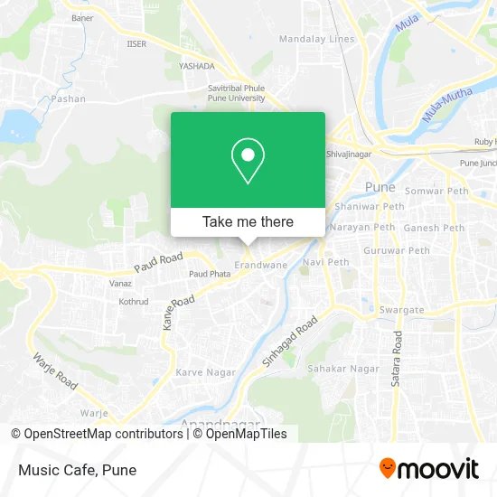 Music Cafe map