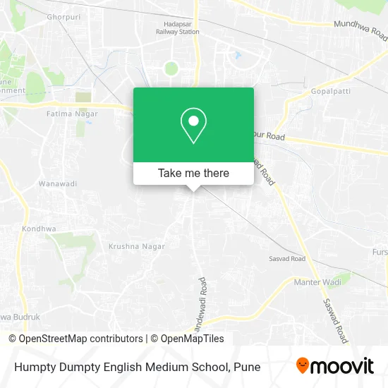 Humpty Dumpty English Medium School map