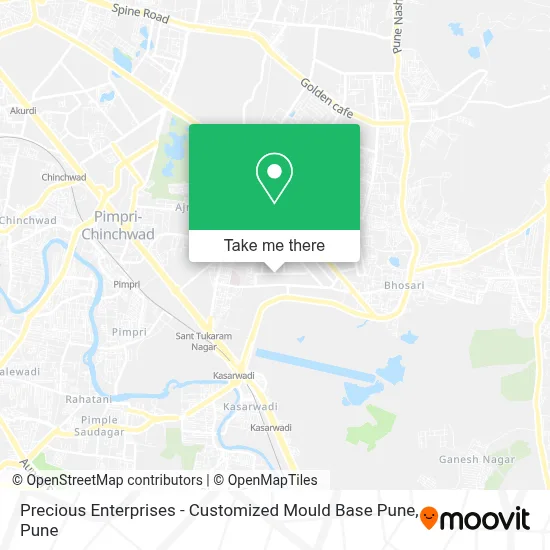 Precious Enterprises - Customized Mould Base Pune map
