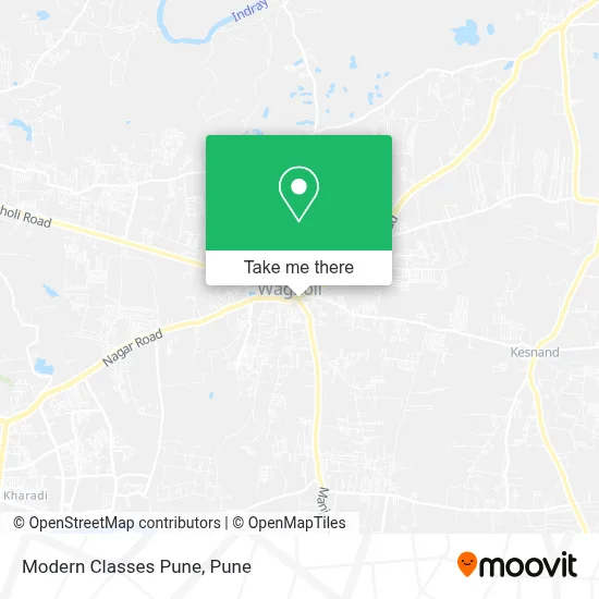 Modern Classes Pune map