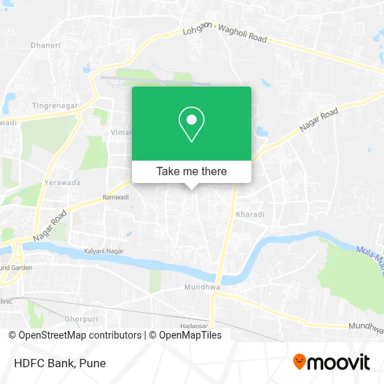 HDFC Bank map