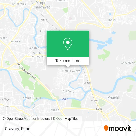 Cravory map