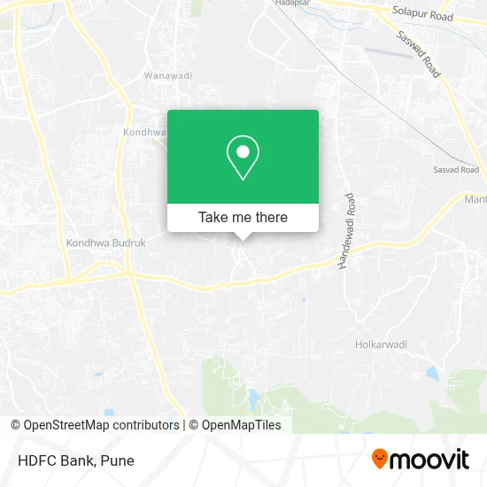 HDFC Bank map