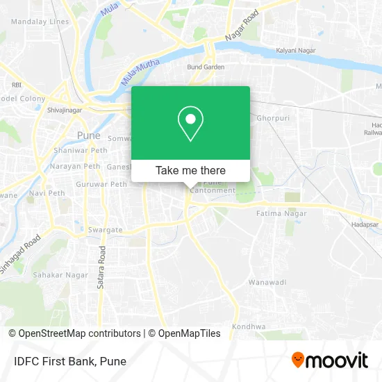 Idfc First Bank map