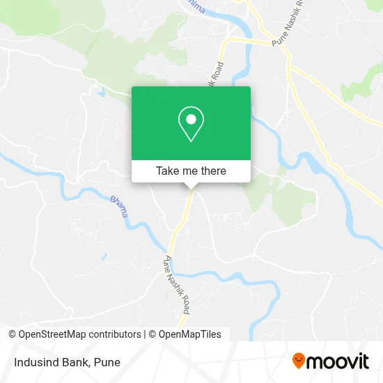 Indusind Bank map