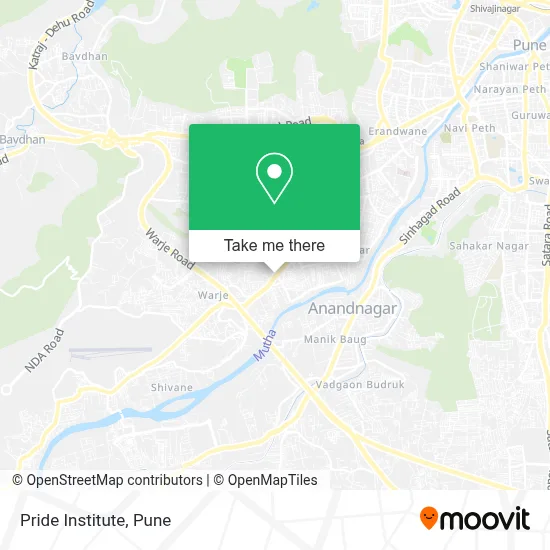 Pride Institute map