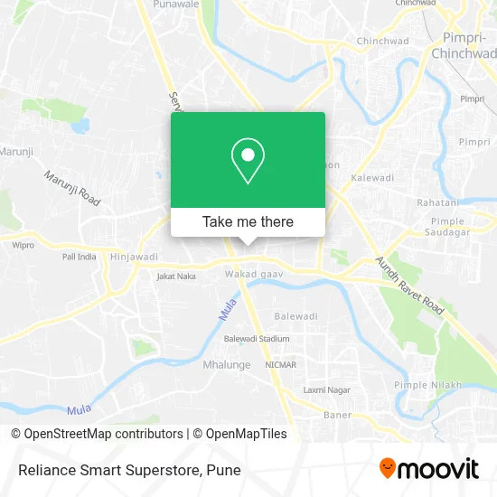 Reliance Smart Superstore map