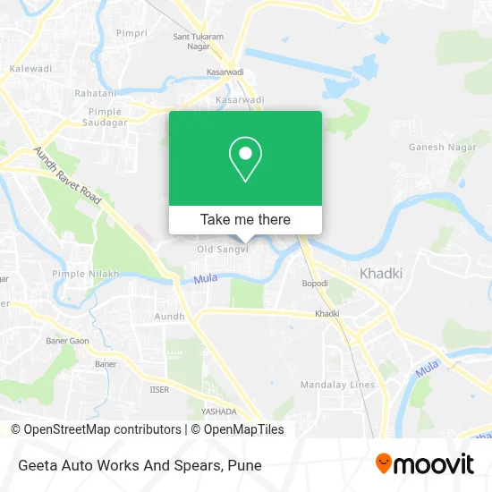 Geeta Auto Works And Spears map