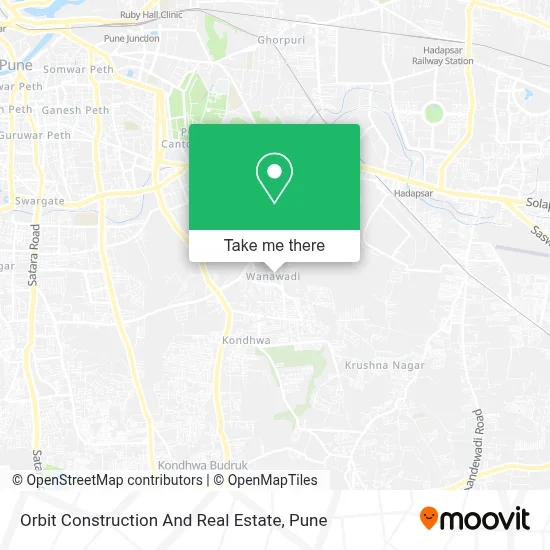 Orbit Construction And Real Estate map