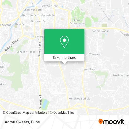 Aarati Sweets map