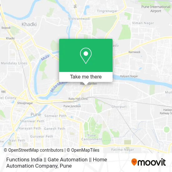 Functions India || Gate Automation || Home Automation Company map