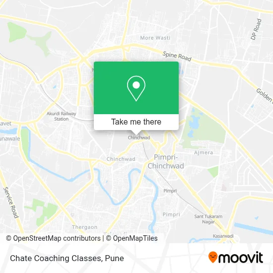 Chate Coaching Classes map