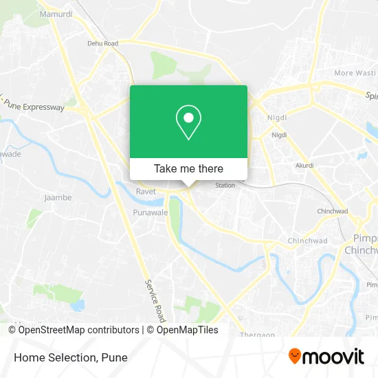 Home Selection map