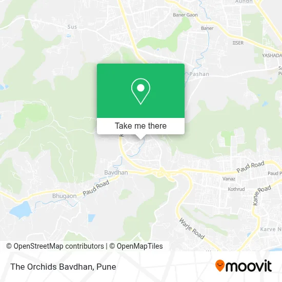 The Orchids Bavdhan map
