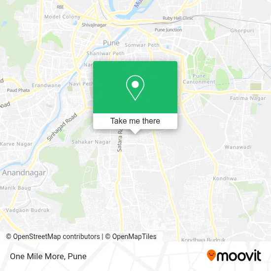 One Mile More map
