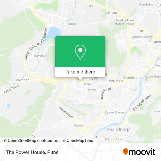 The Power House map