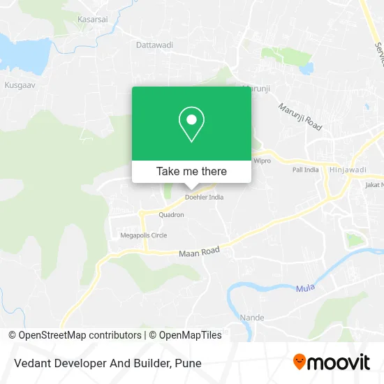 Vedant Developer And Builder map