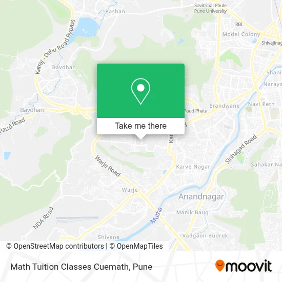 Math Tuition Classes Cuemath map