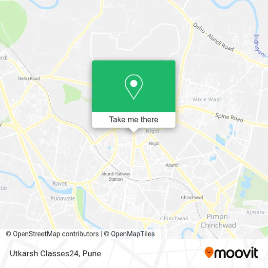 Utkarsh Classes24 map