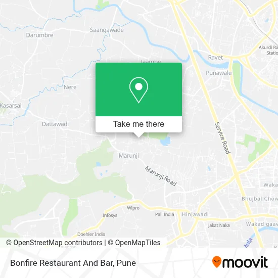 Bonfire Restaurant And Bar map