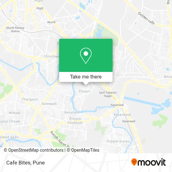 Cafe Bites map